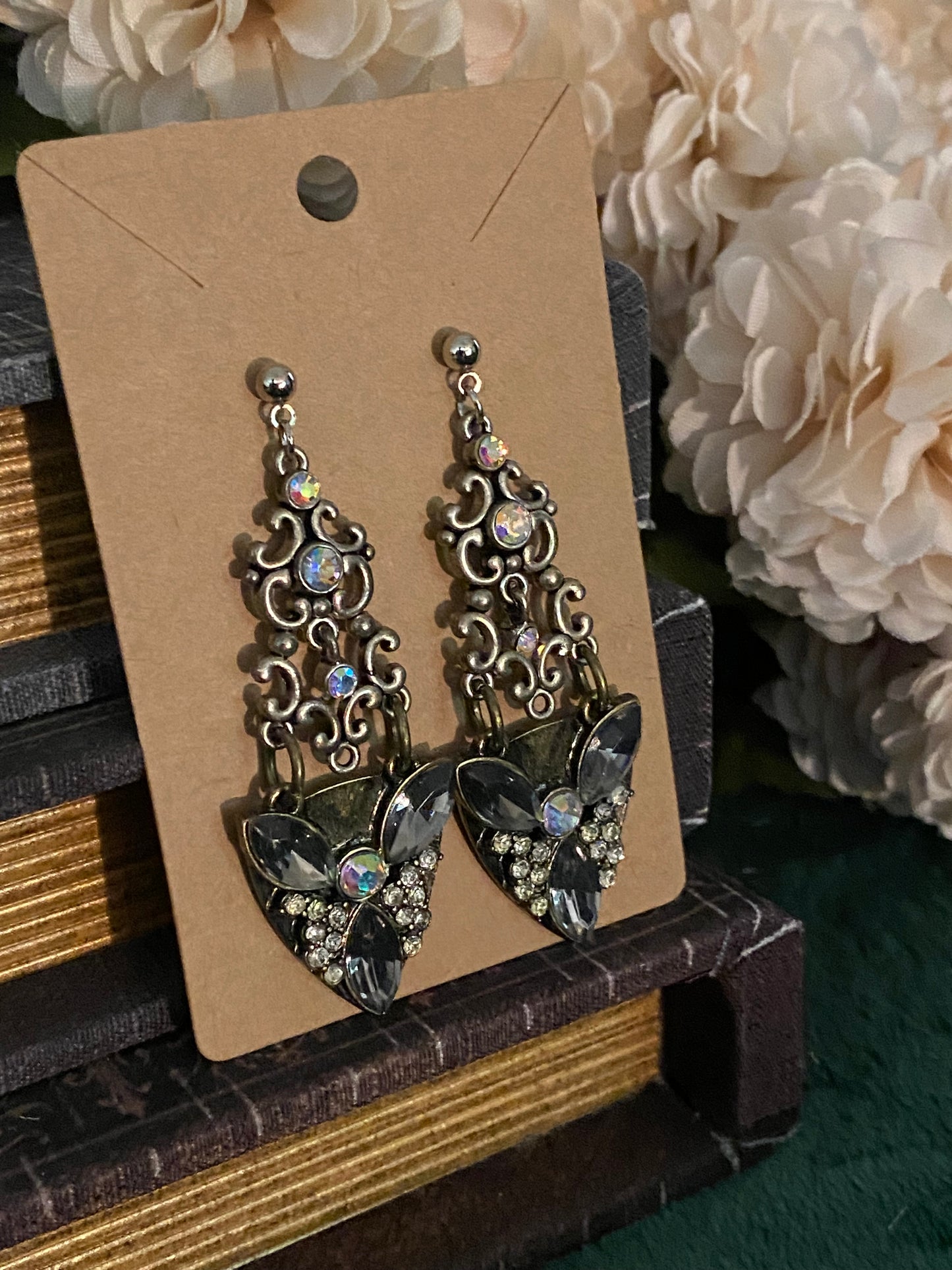 Angled Chandelier Earrings