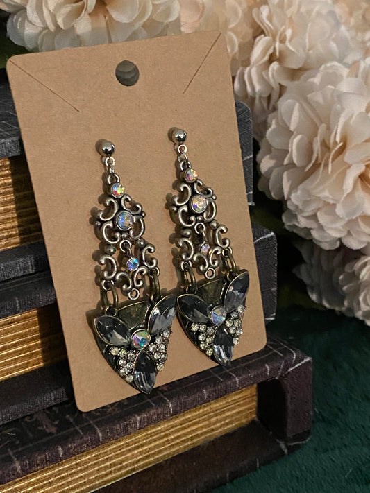 Angled Chandelier Earrings