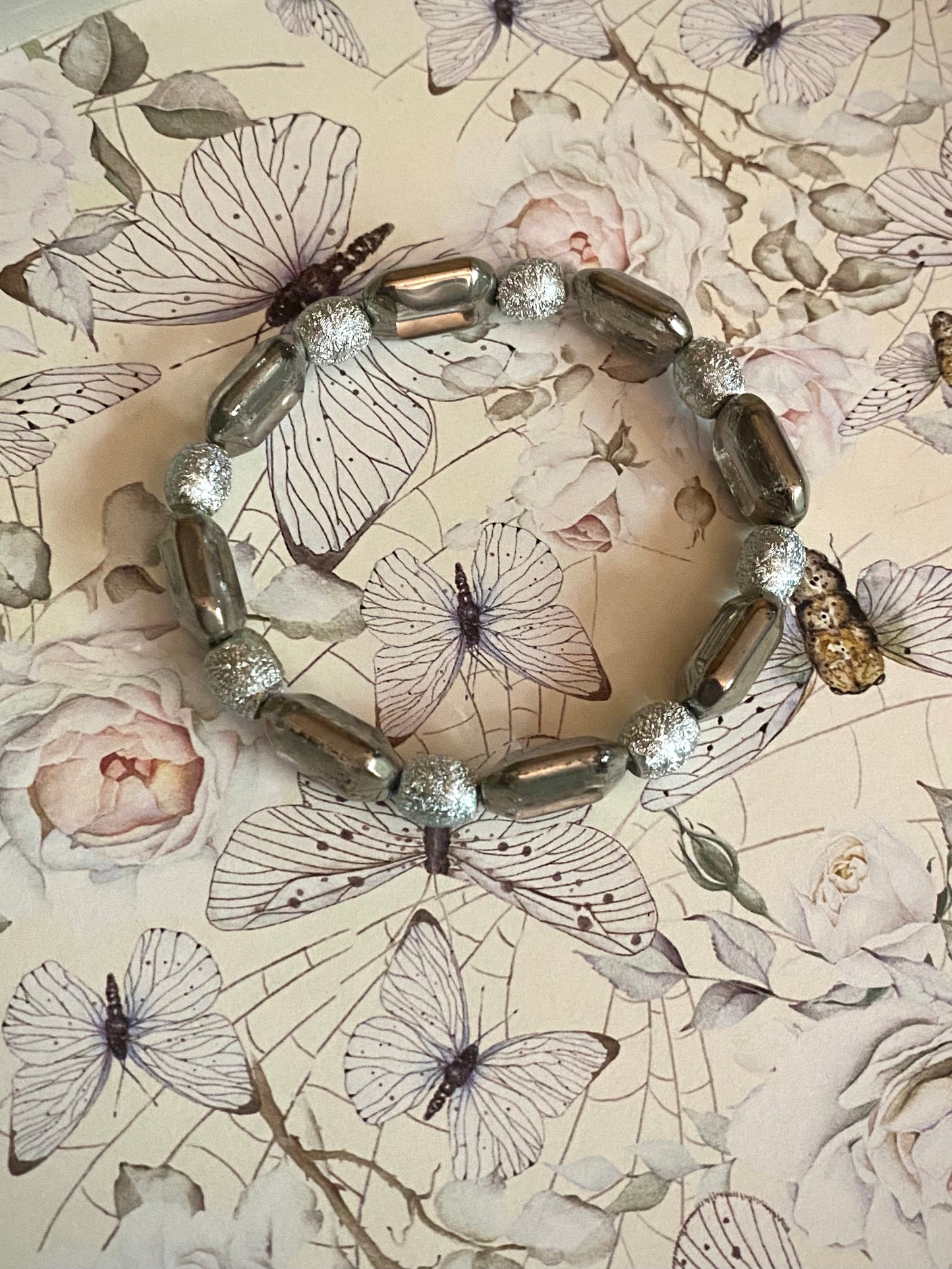 Antiqued Silver Bracelet