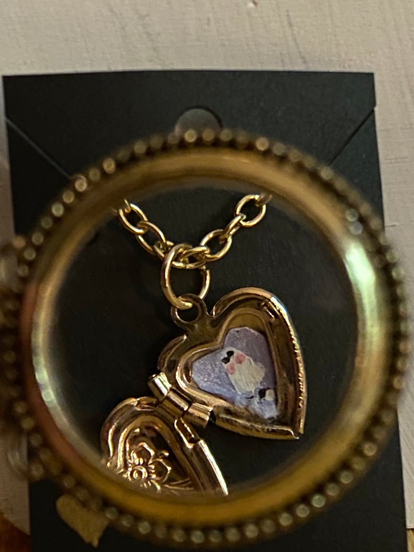 Small Ghost Locket (Ghost in Shoes)
