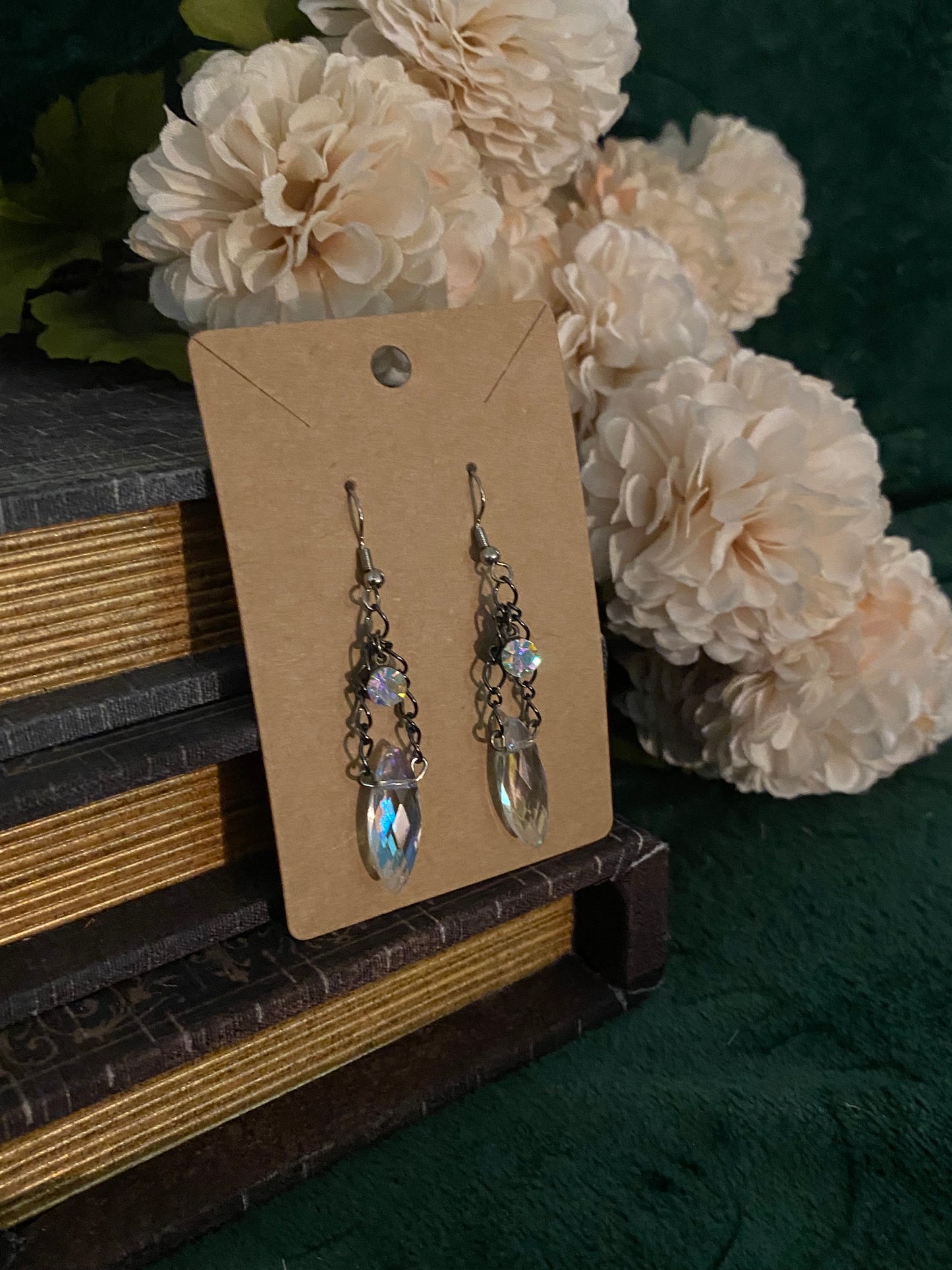 Sparkle and Chain Earrings