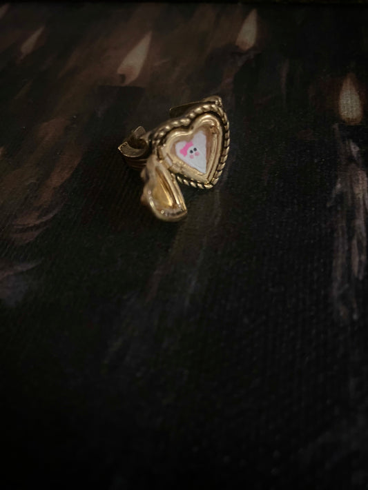 Pink Bow Ghost Ring