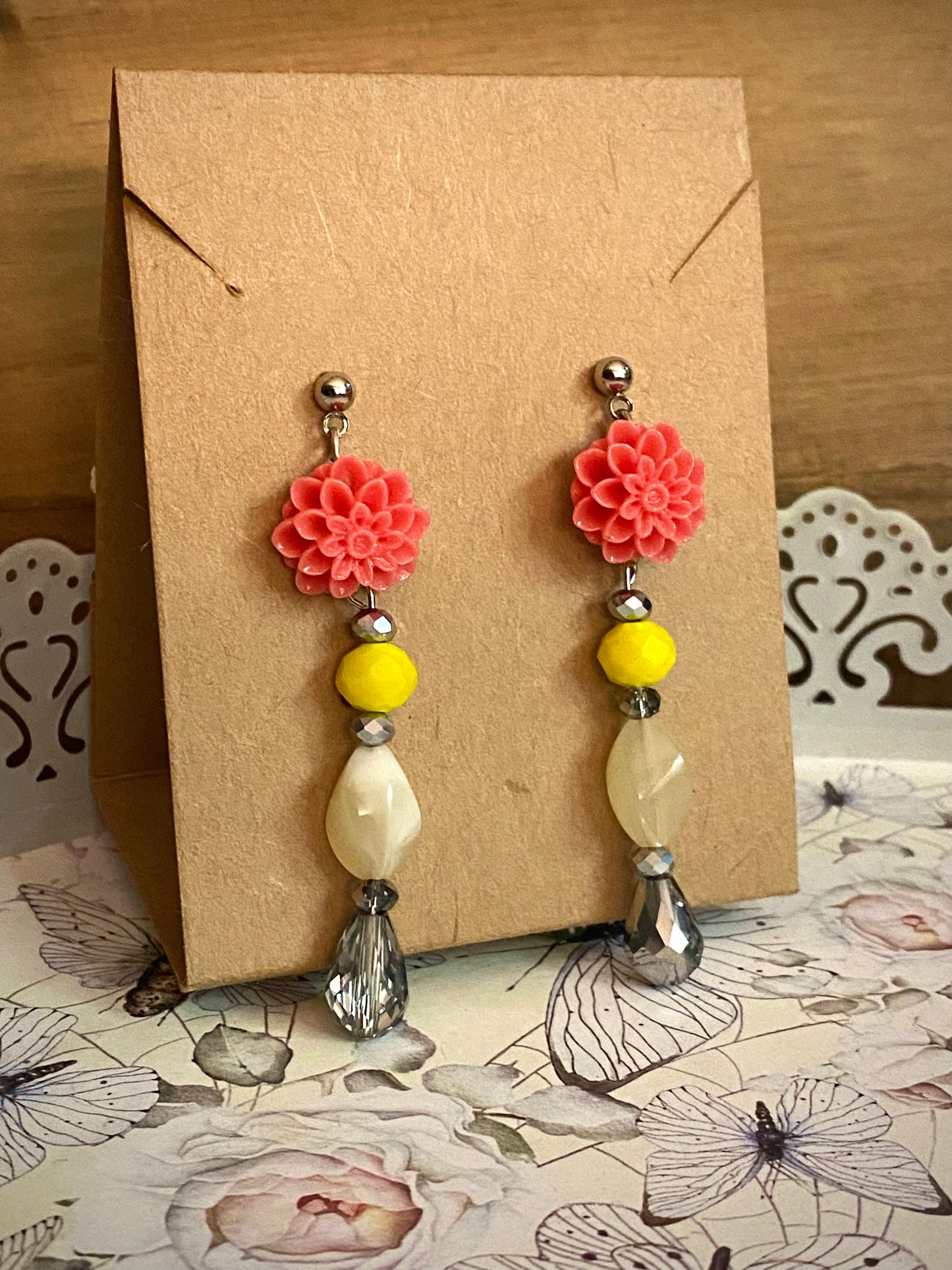 Floral Sparkle Earrings