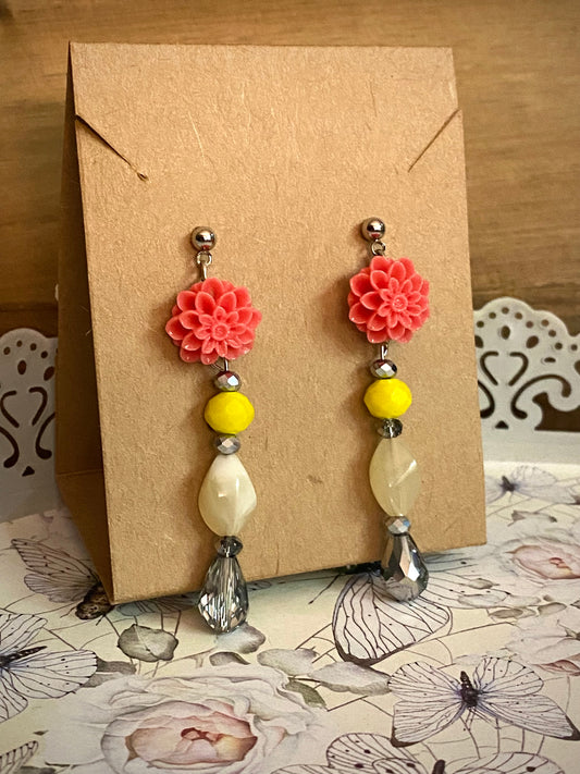 Floral Sparkle Earrings
