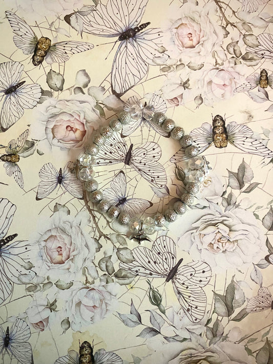Silver Dinosaur Charm Bracelet