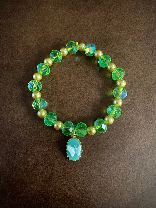 Butterfly Cameo Bracelet