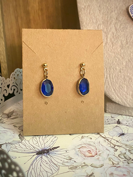 Blue Porcelain Heart Set