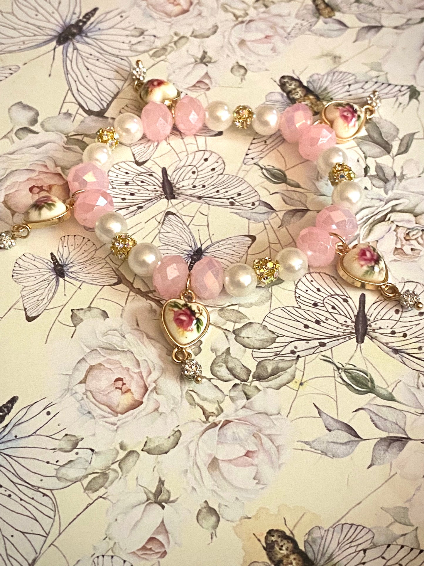 Tiny Floral Heart Set