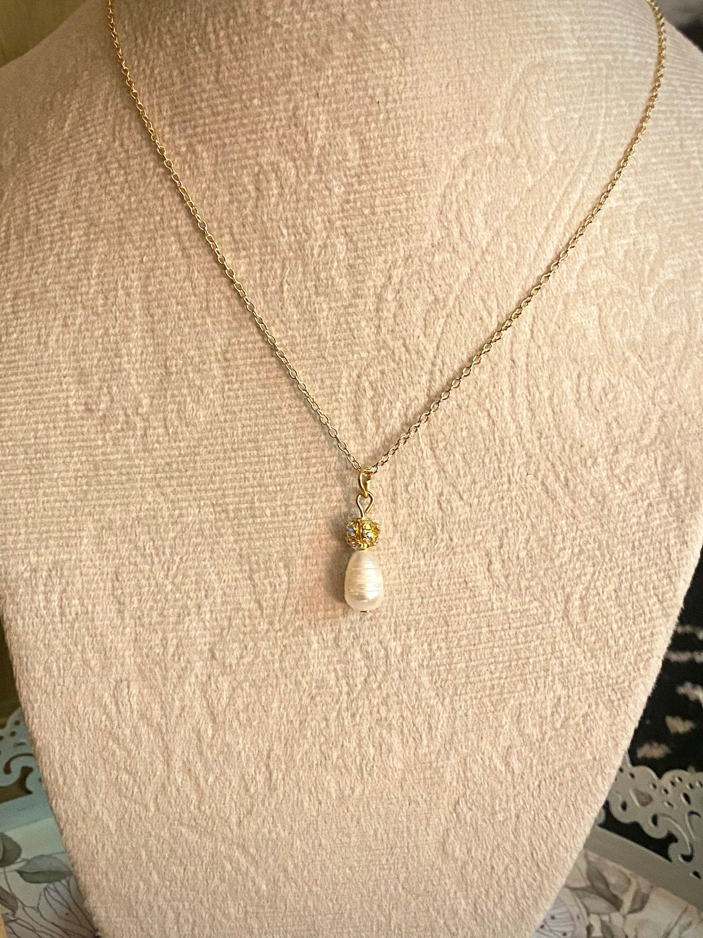 Gold and Cultured Pearl Set