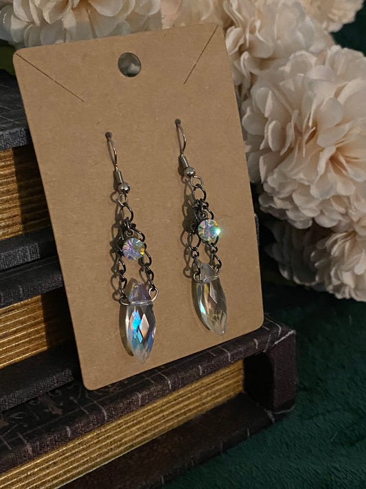 Sparkle and Chain Earrings