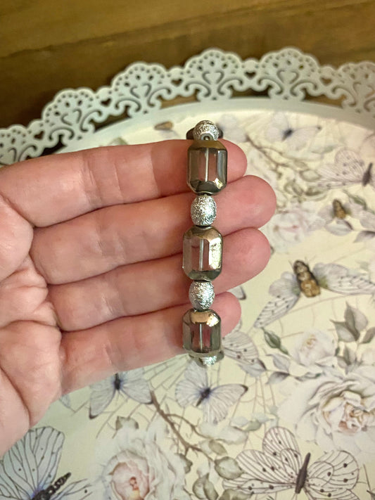 Antiqued Silver Bracelet