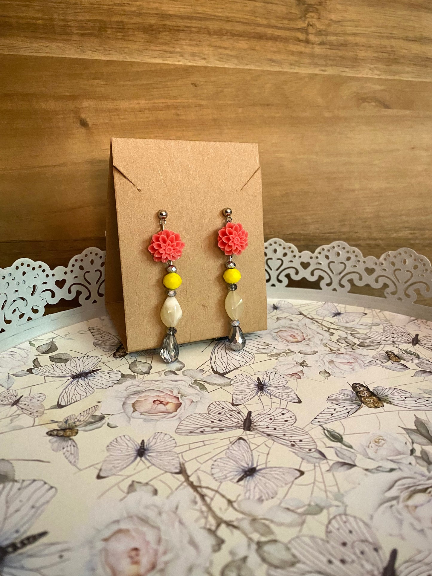 Floral Sparkle Earrings