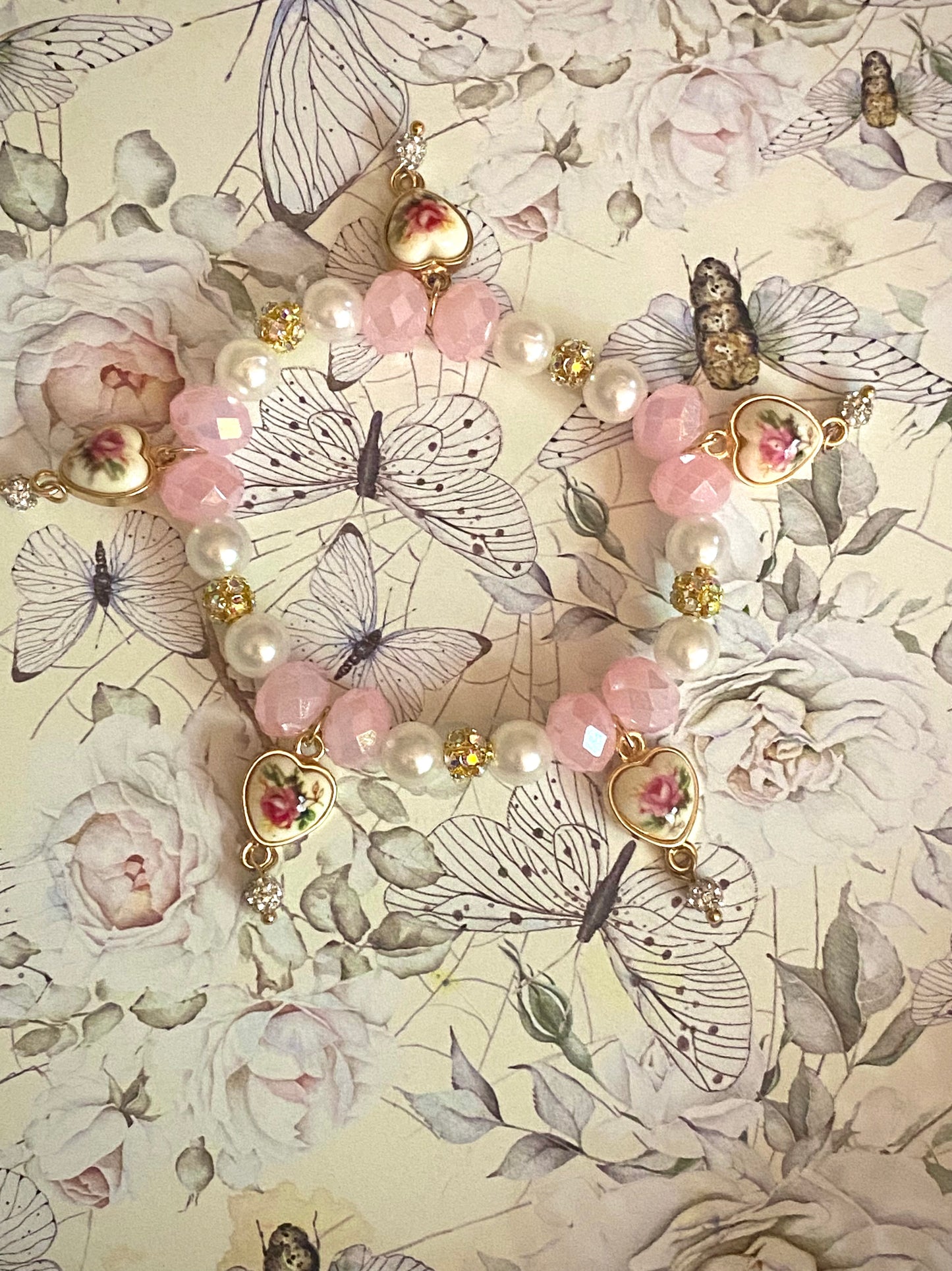 Tiny Floral Heart Set