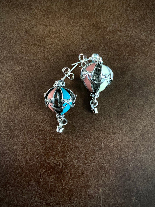 Hot Air Balloon Earrings