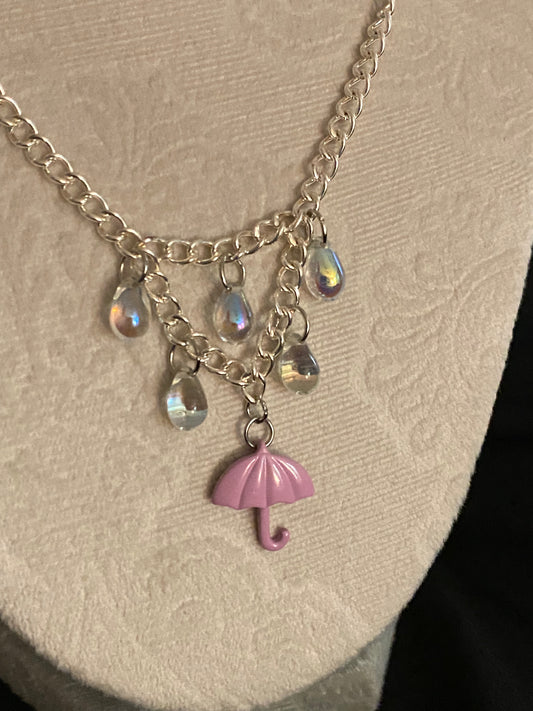 Rainy Day with an Umbrella Necklace