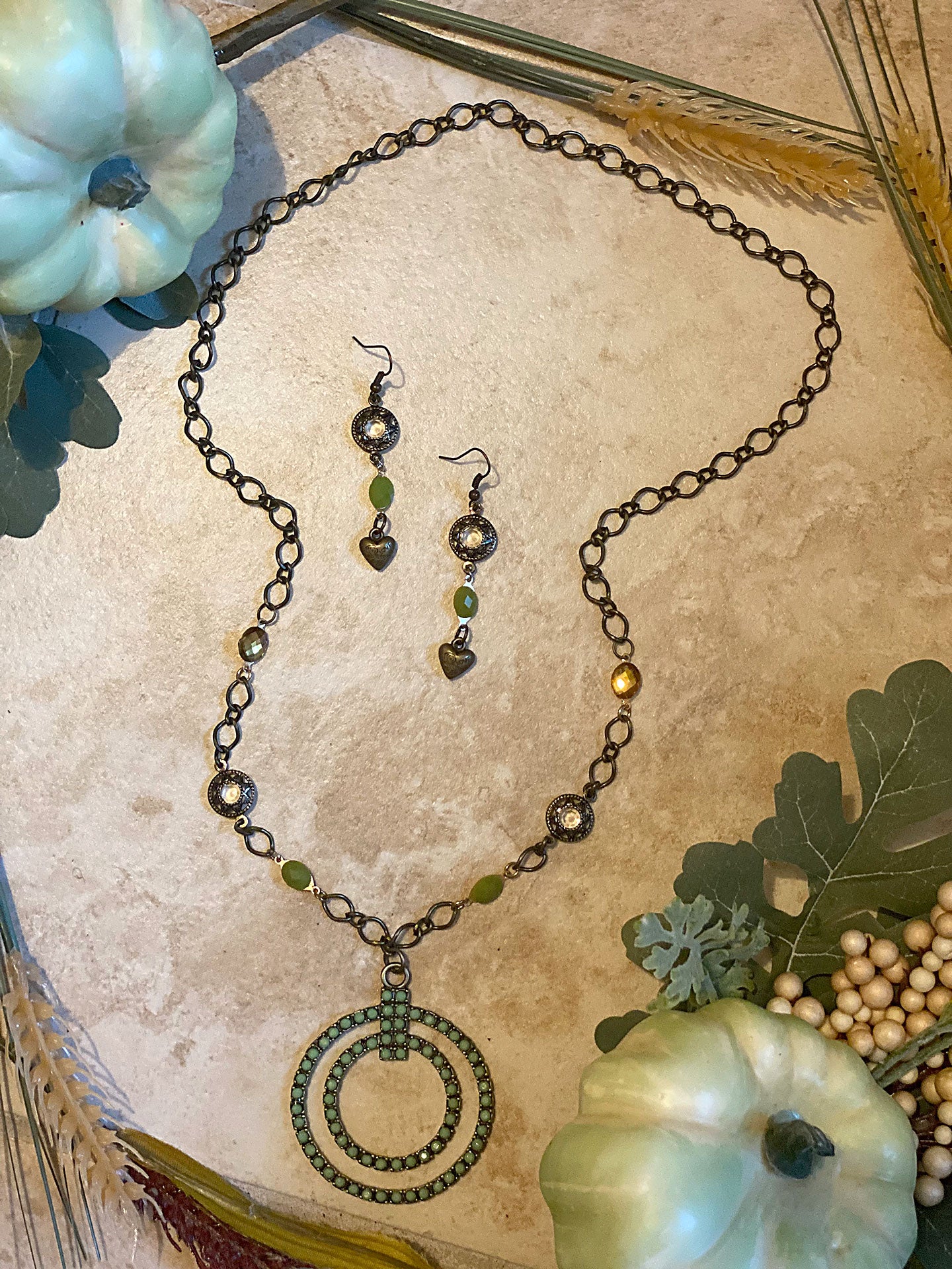 Metal Pendant Set