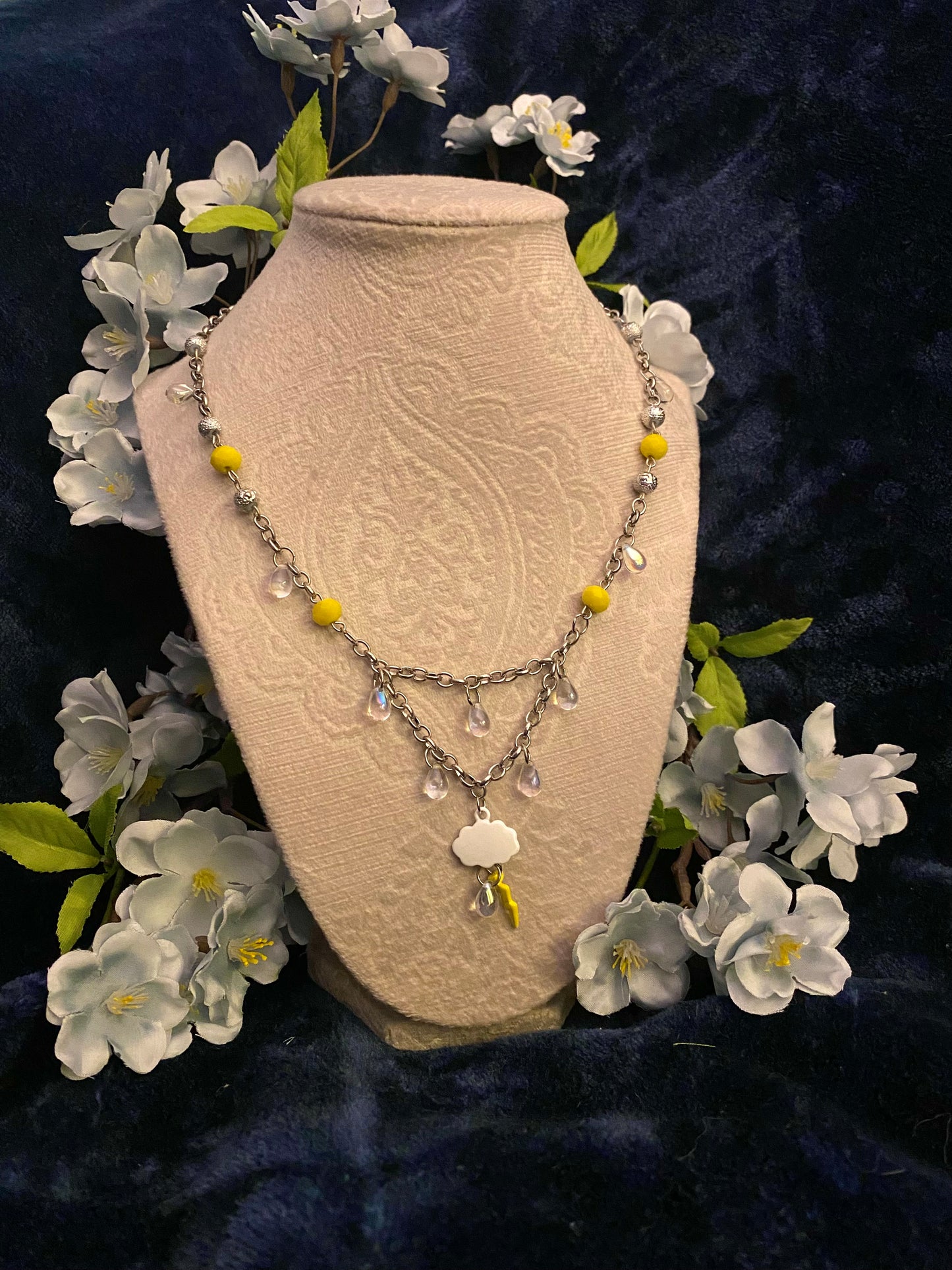 Yellow Storm Necklace