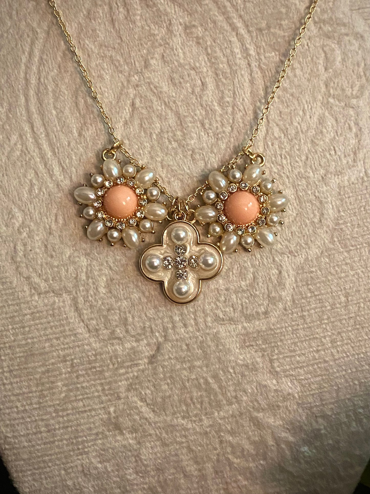 Gold, Pink, and Pearl Vintage Set