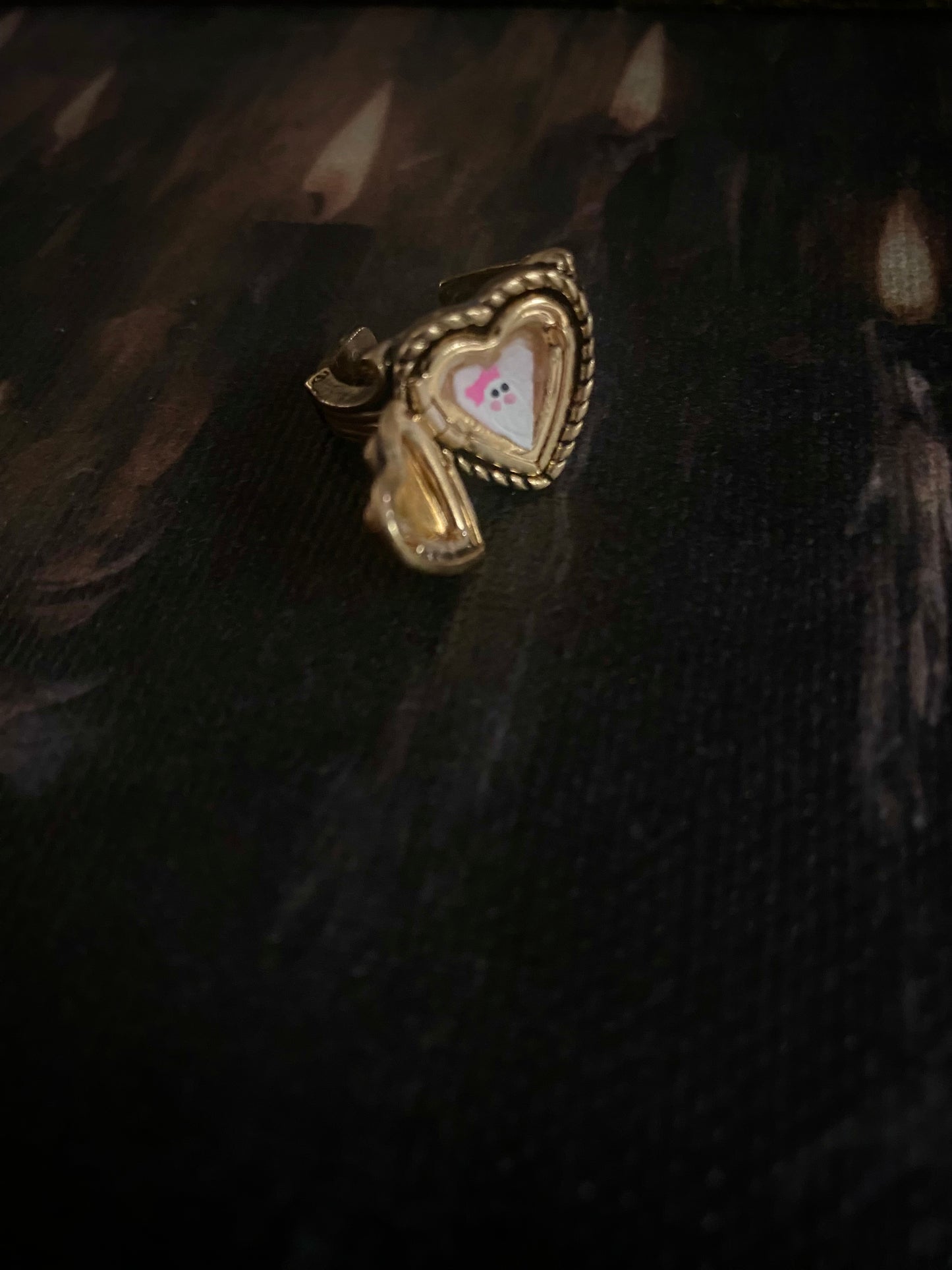 Pink Bow Ghost Ring