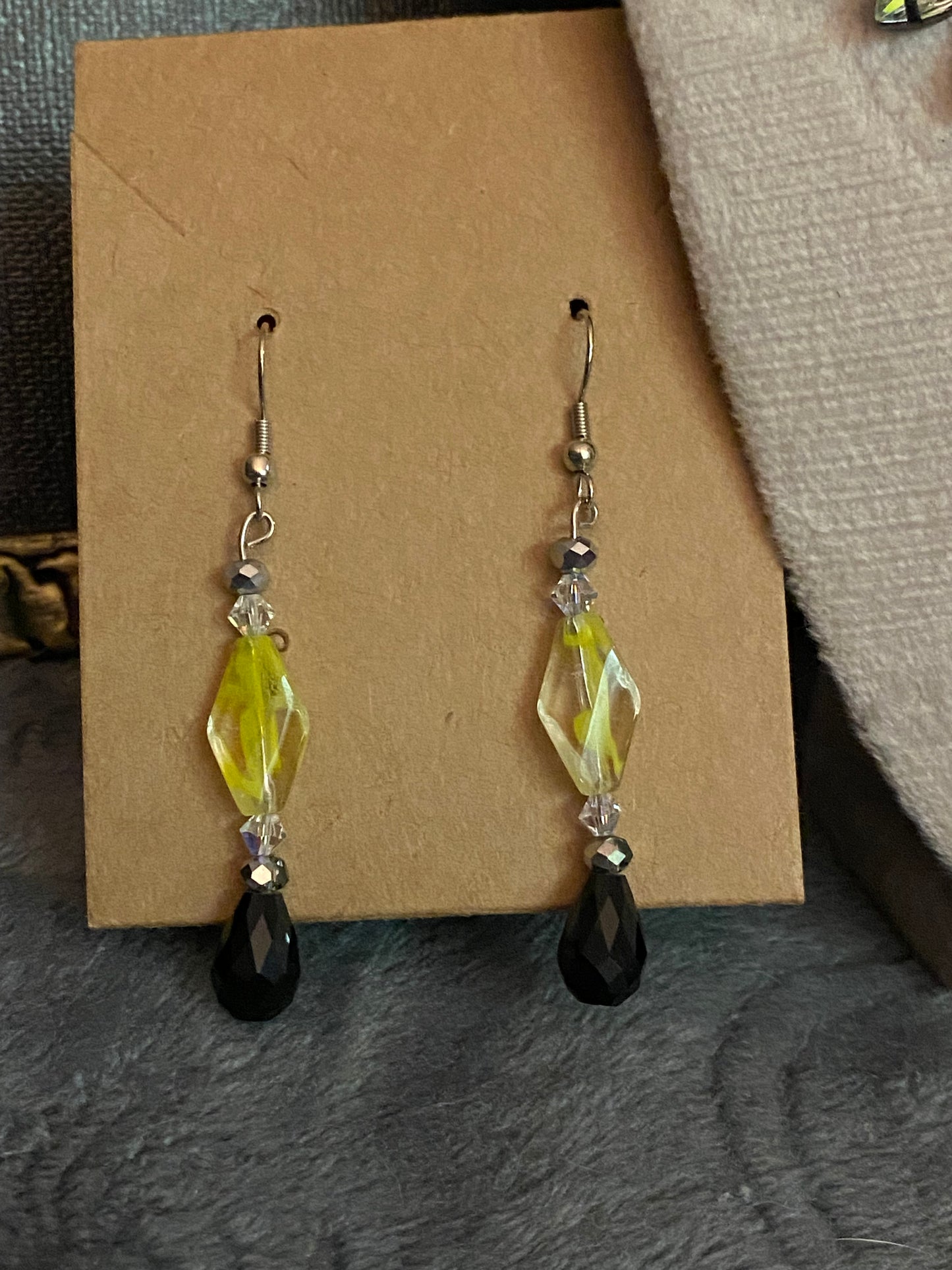 Neon Yellow Jewel Set