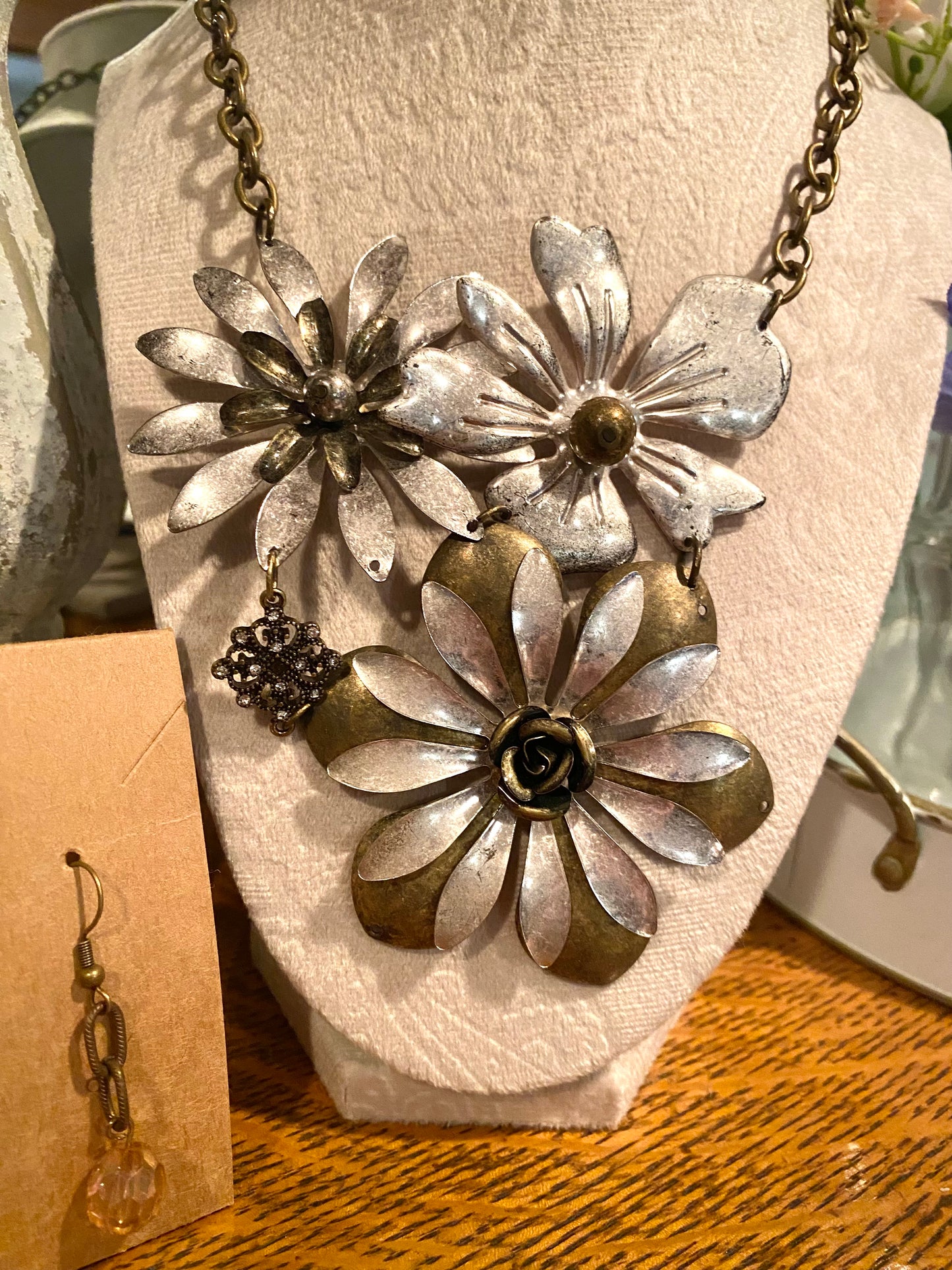 Large Metal Flowers Set