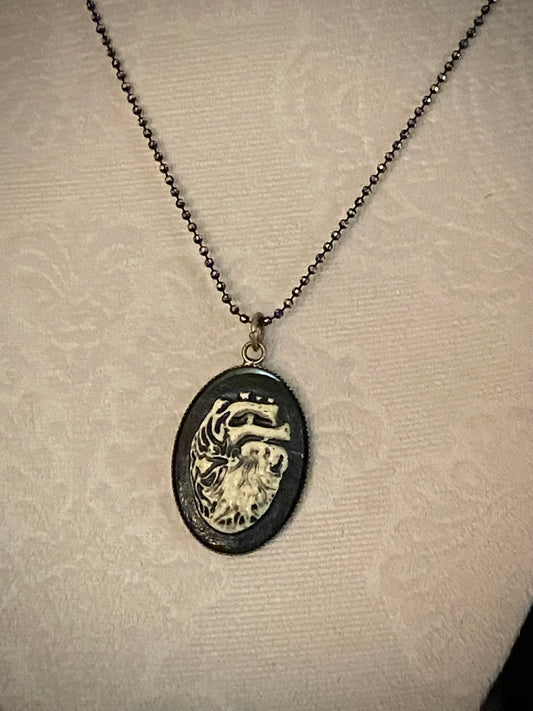 Black Heart Necklace
