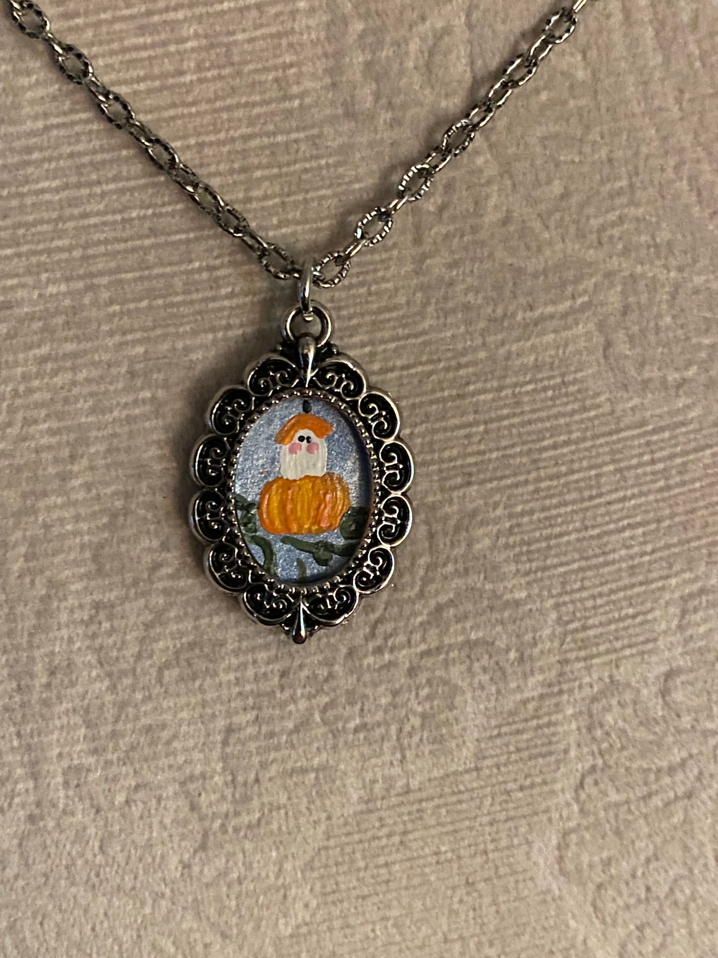 Peek-a-boo Pumpkin Ghost