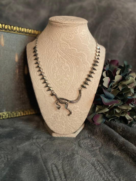 Raptor Skeleton Necklace