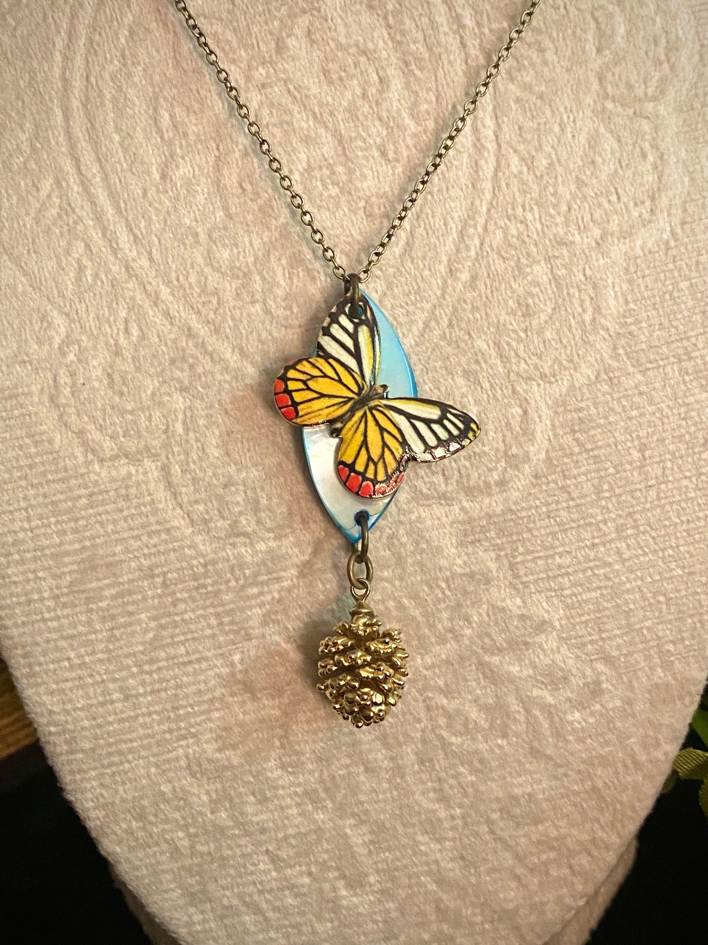 Golden Butterfly Necklace