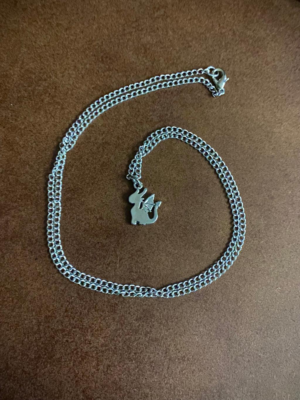 Silver Dragon Necklace