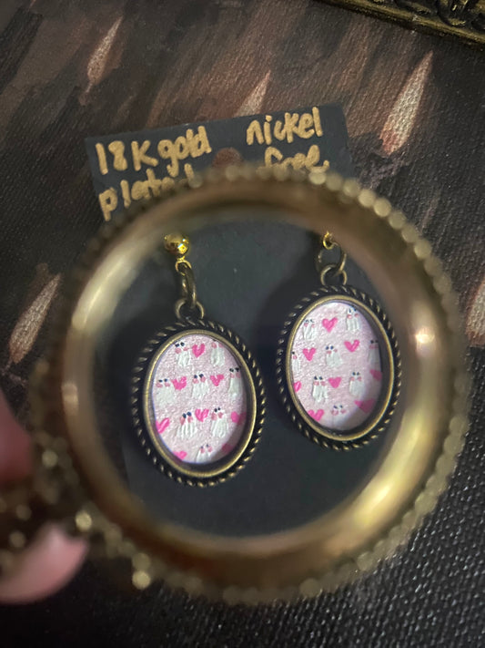 Ghosts and Hearts Earrings
