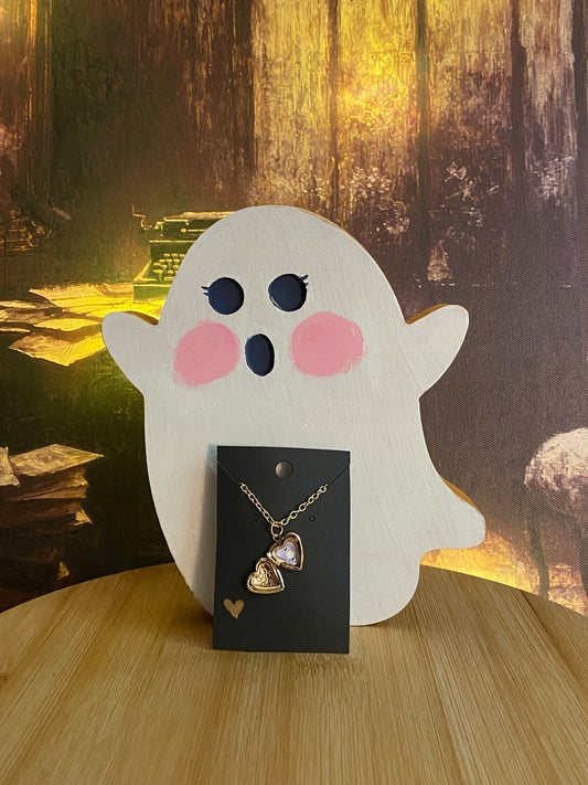 Small Ghost Locket (Ghost in Shoes)