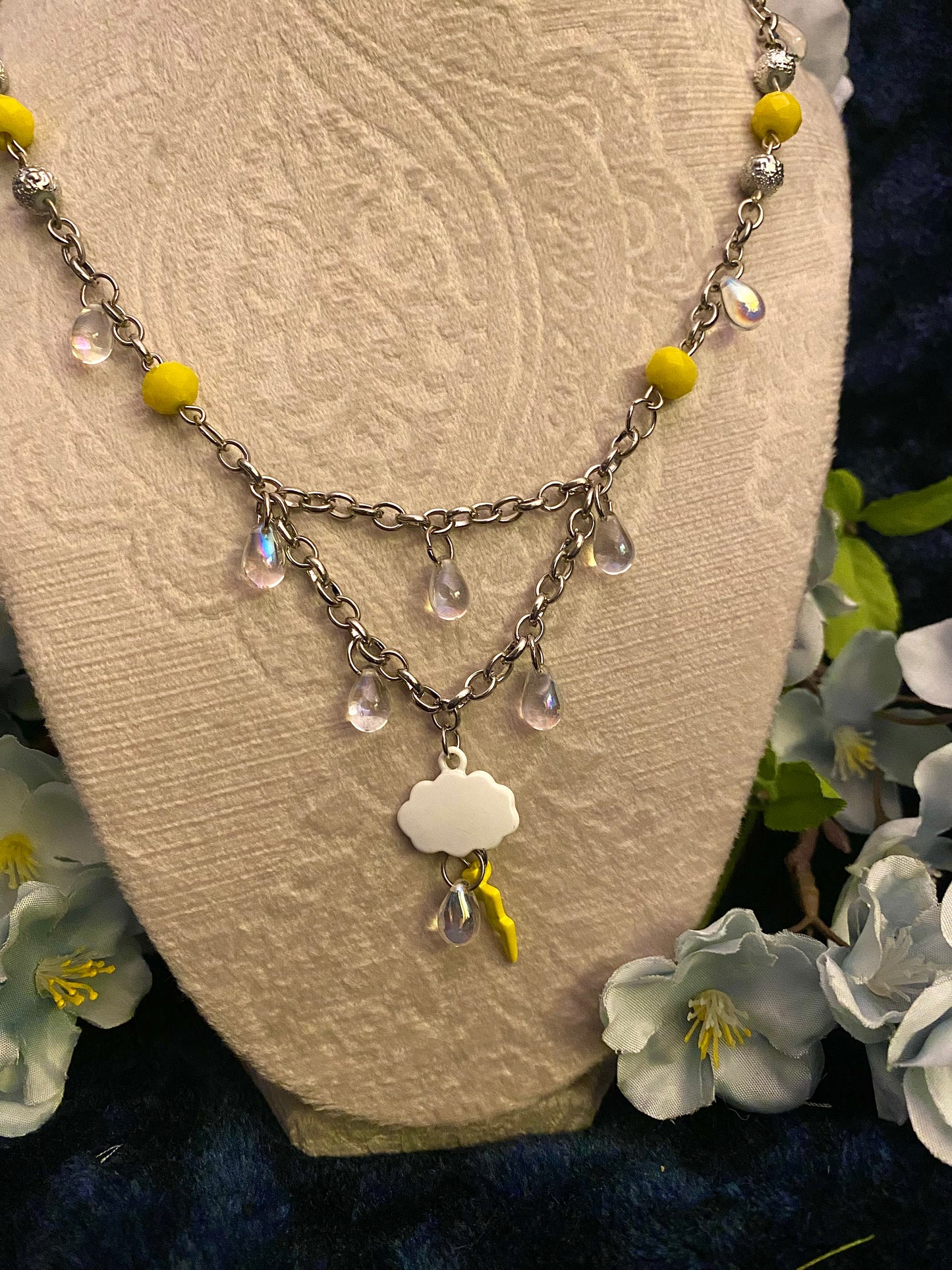 Yellow Storm Necklace