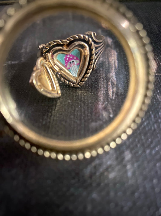 Pink Mushroom Ring