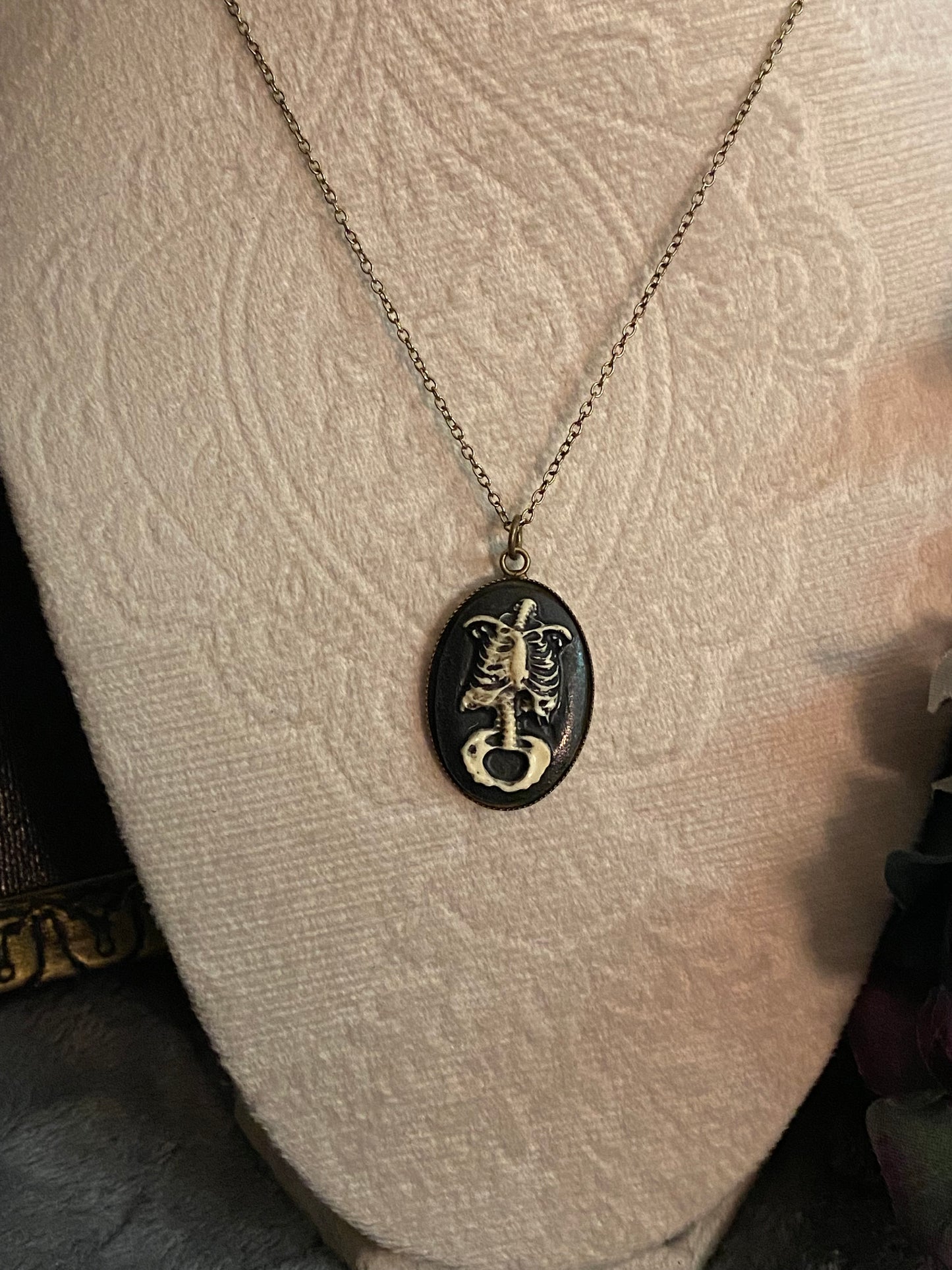 Skeletal Core Pendant Necklace