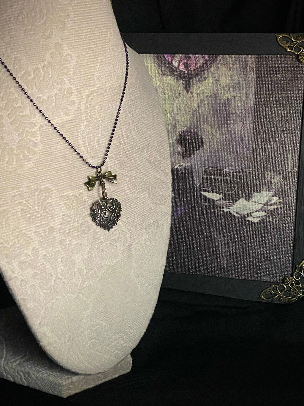 Dark Bow and Heart