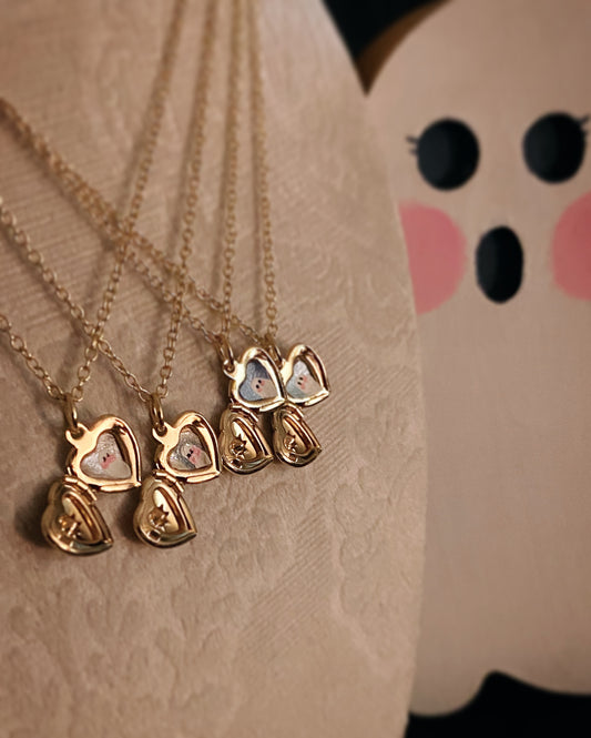 Tiny Ghost Locket