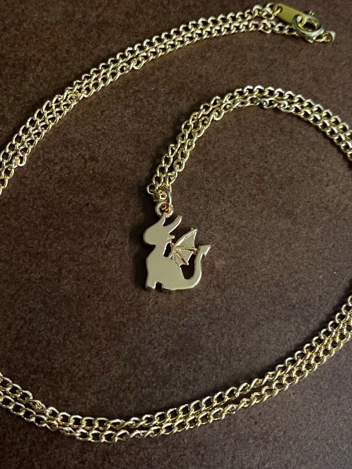 Gold Dragon Necklace