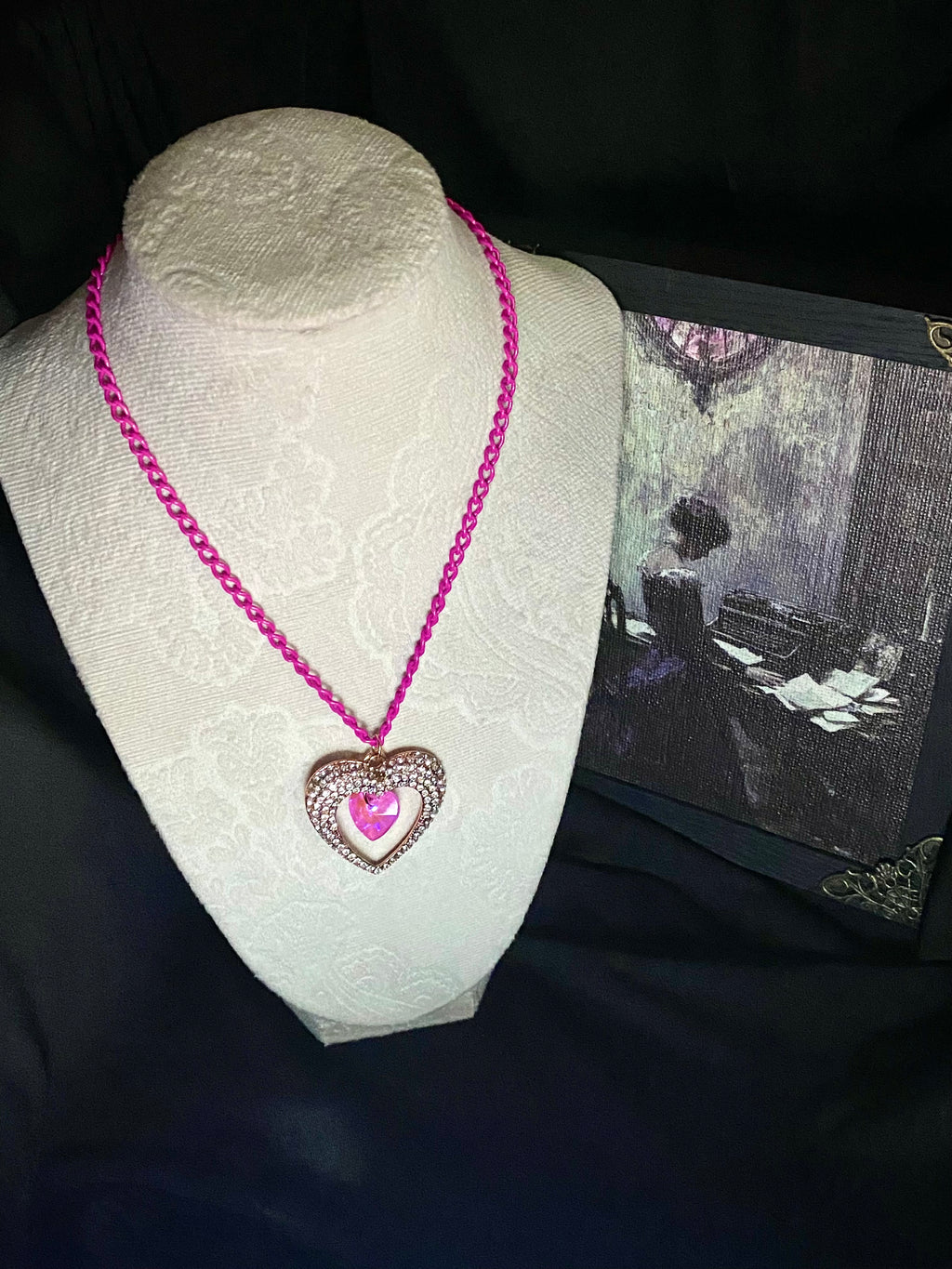 Large Pink Sparkle Heart