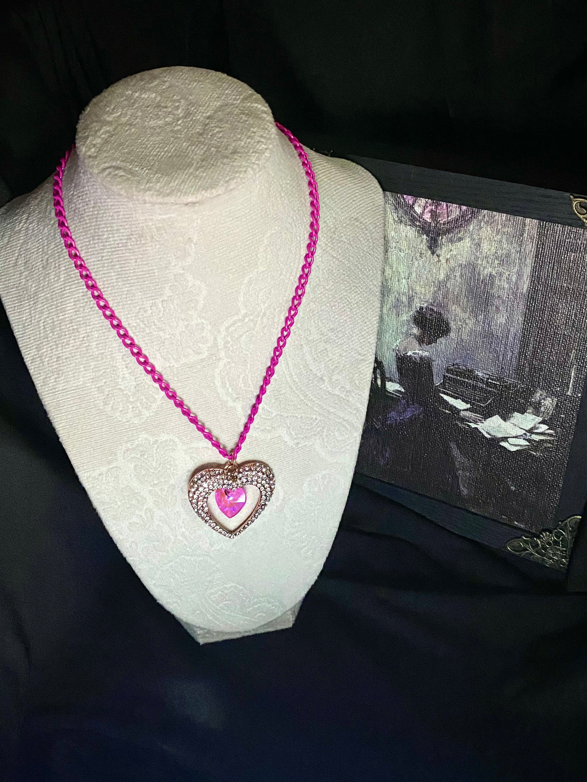 Large Pink Sparkle Heart