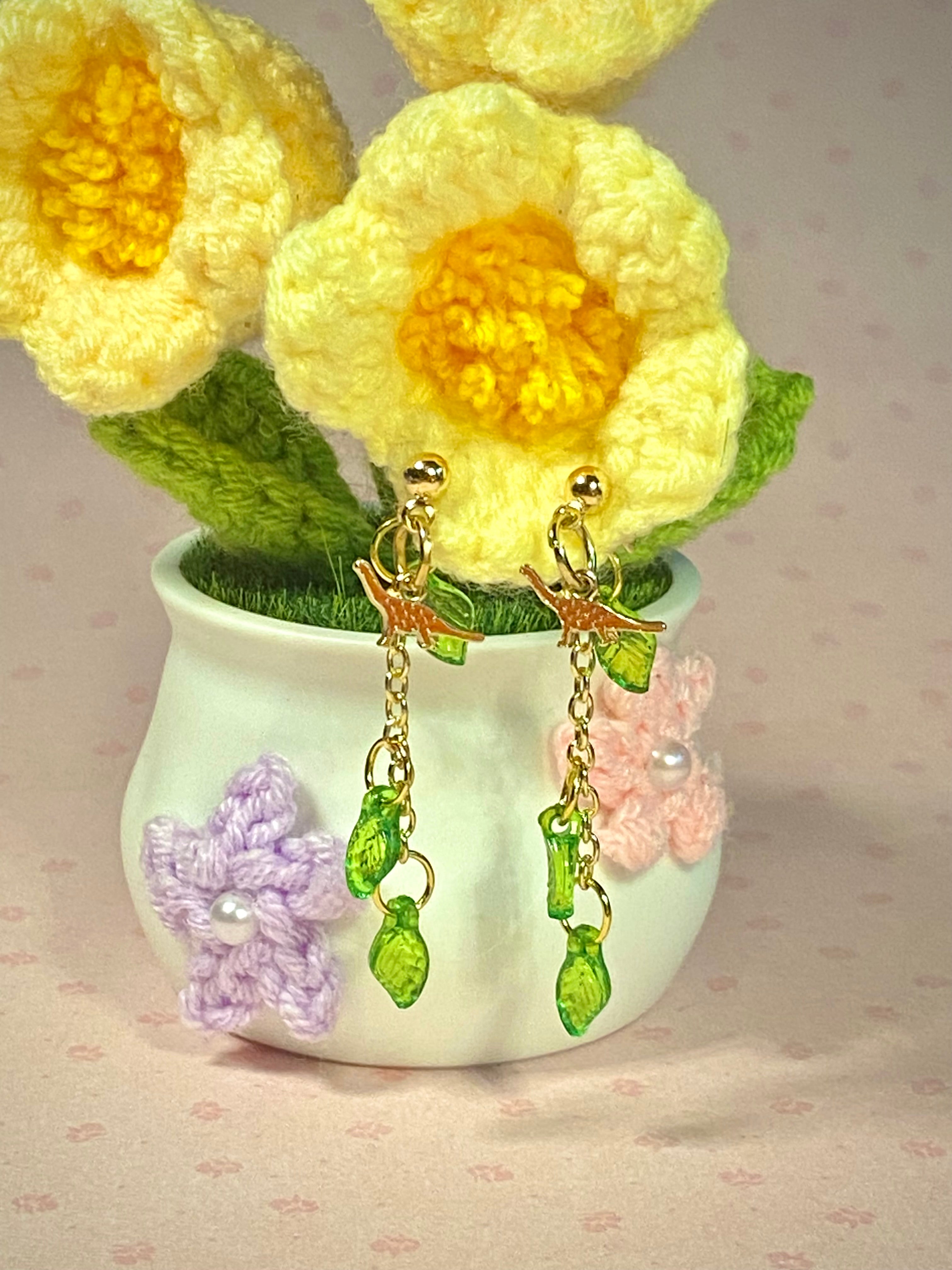 Gold Longneck Earrings