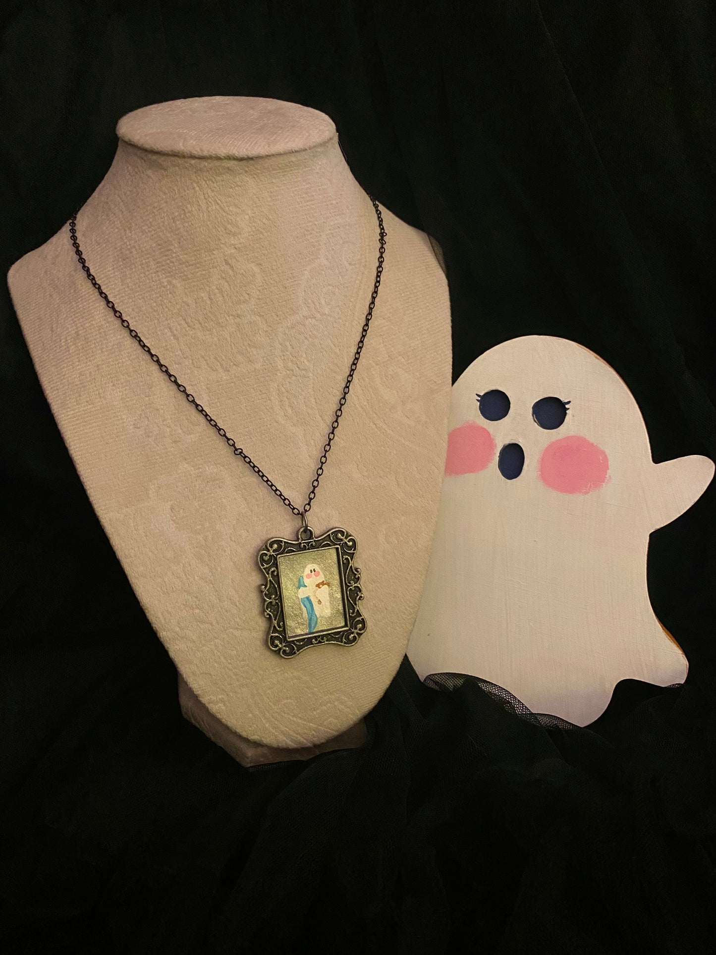 Nighttime Ghostie Necklace