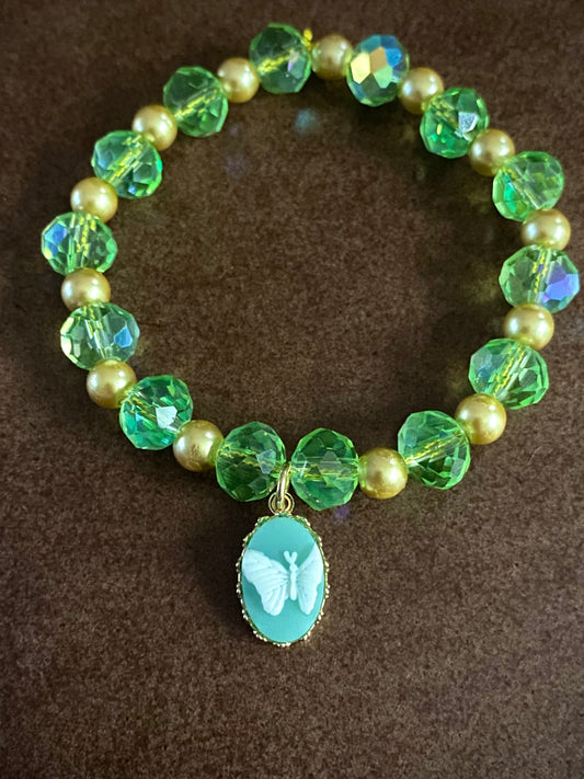 Butterfly Cameo Bracelet