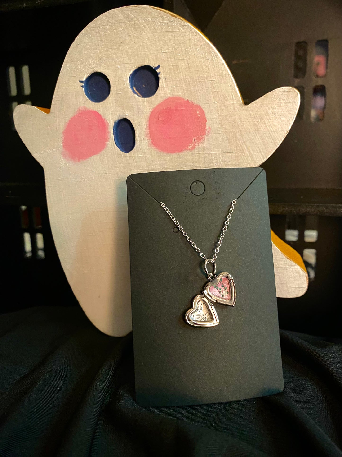 Small Ghost Locket (On a Swing)