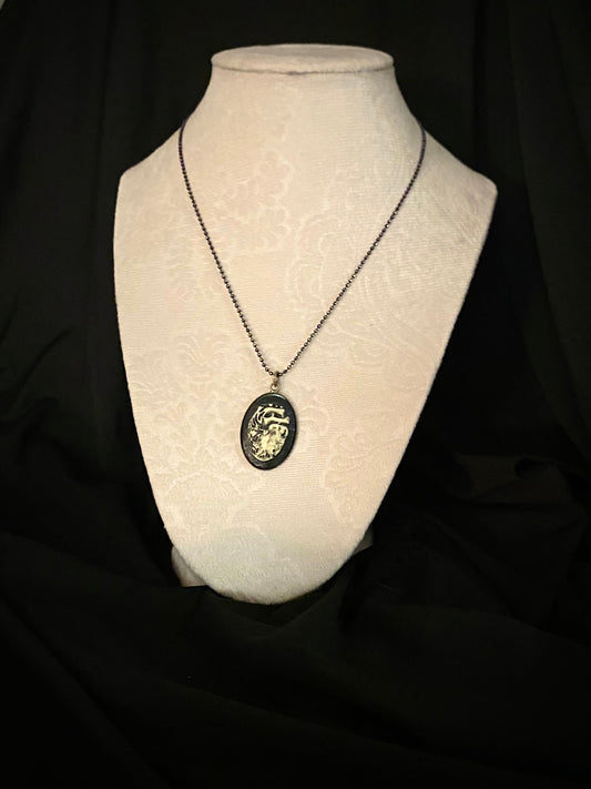 Black Heart Necklace