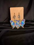 Blue Butterfly Earrings