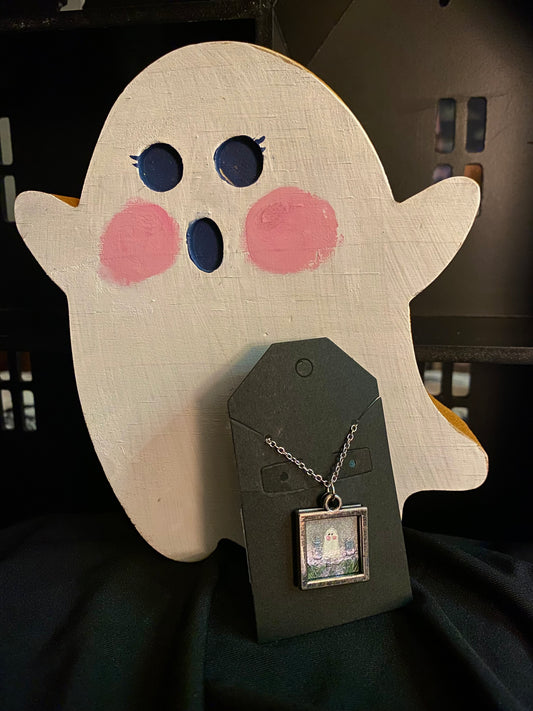 Ghost in Graveyard (Silver)