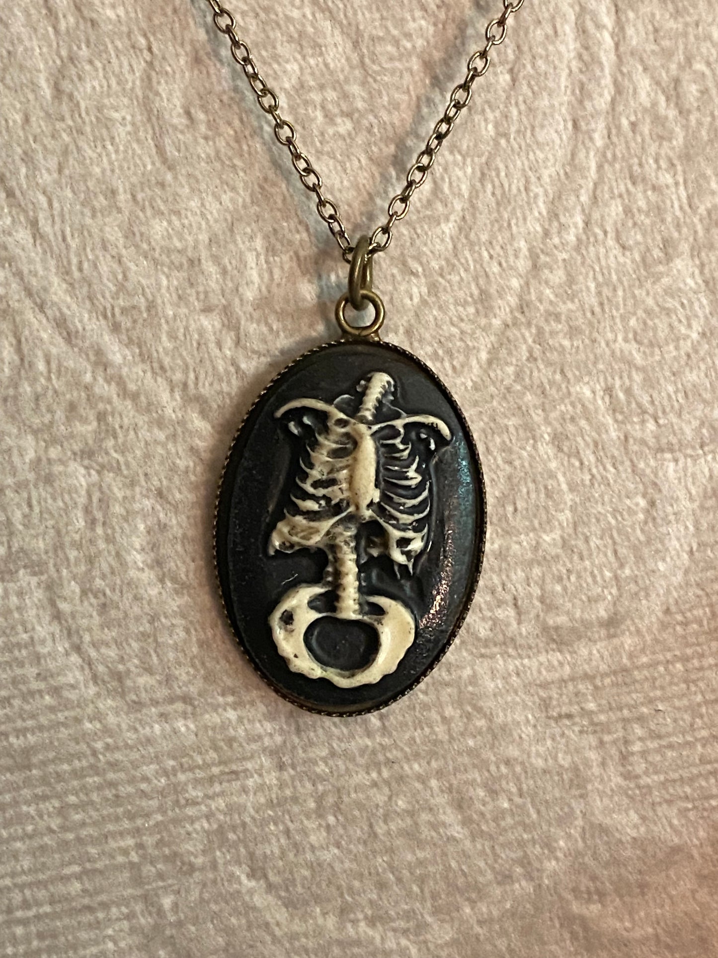 Skeletal Core Pendant Necklace