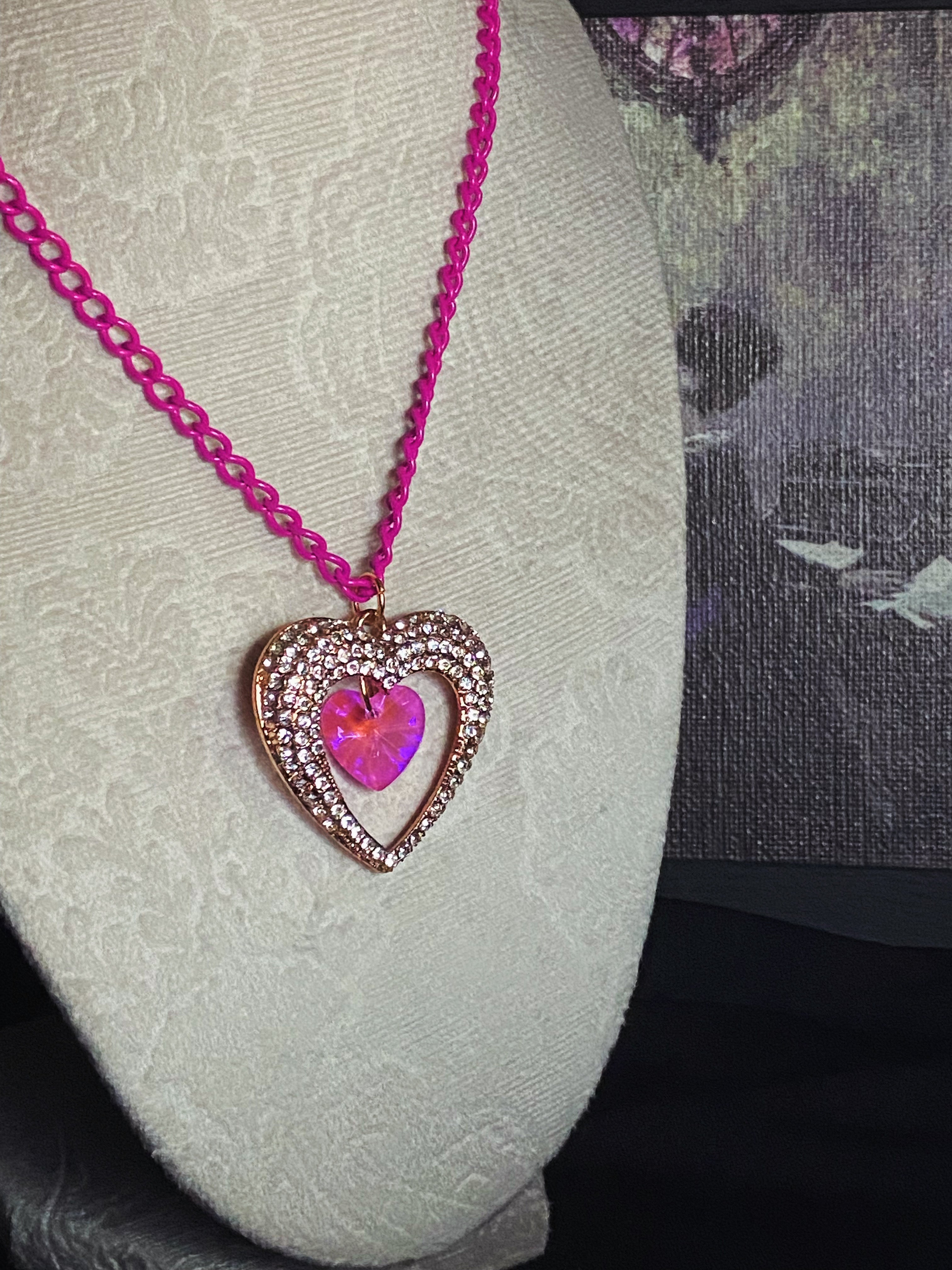 Large Pink Sparkle Heart