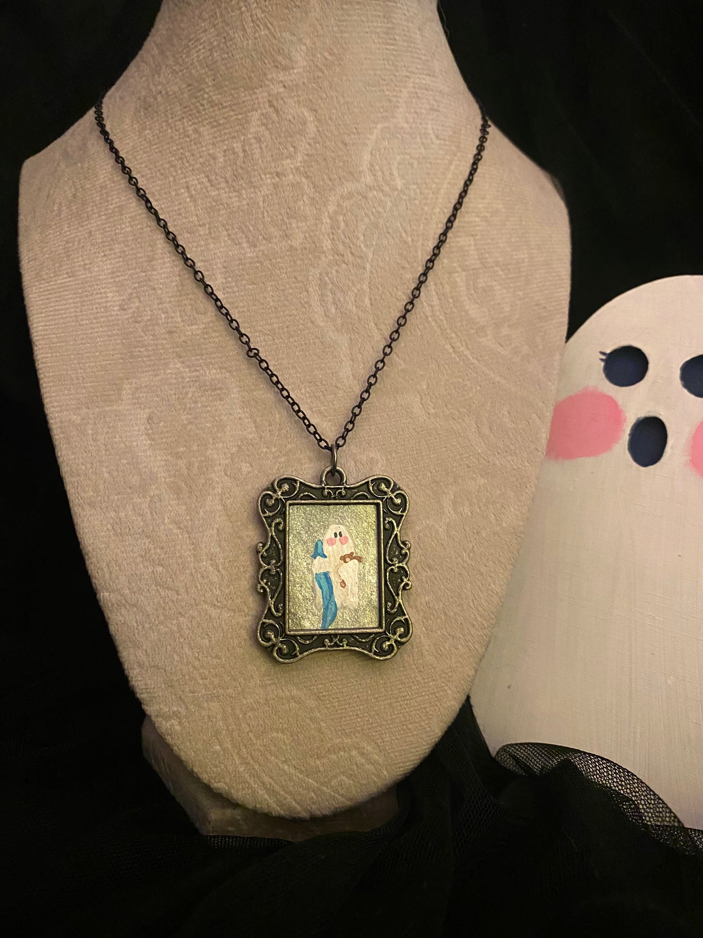 Nighttime Ghostie Necklace